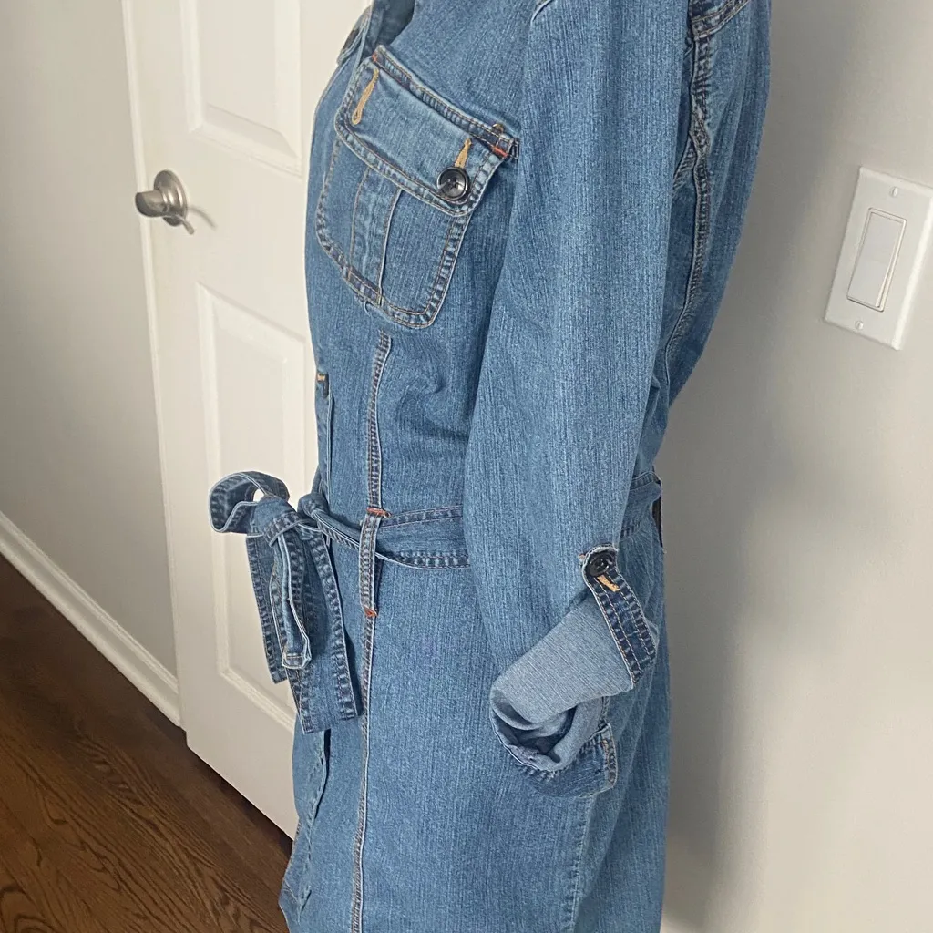 Vintage Avenue jeans denim belted denim size - Image 5