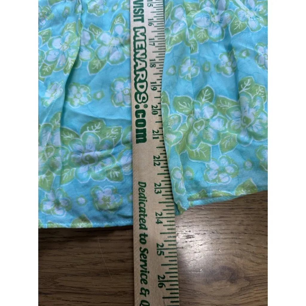 Jones Of New York Sport Skirt Size Medium Floral Rayon Stretch Waist Ties Spring - Image 4