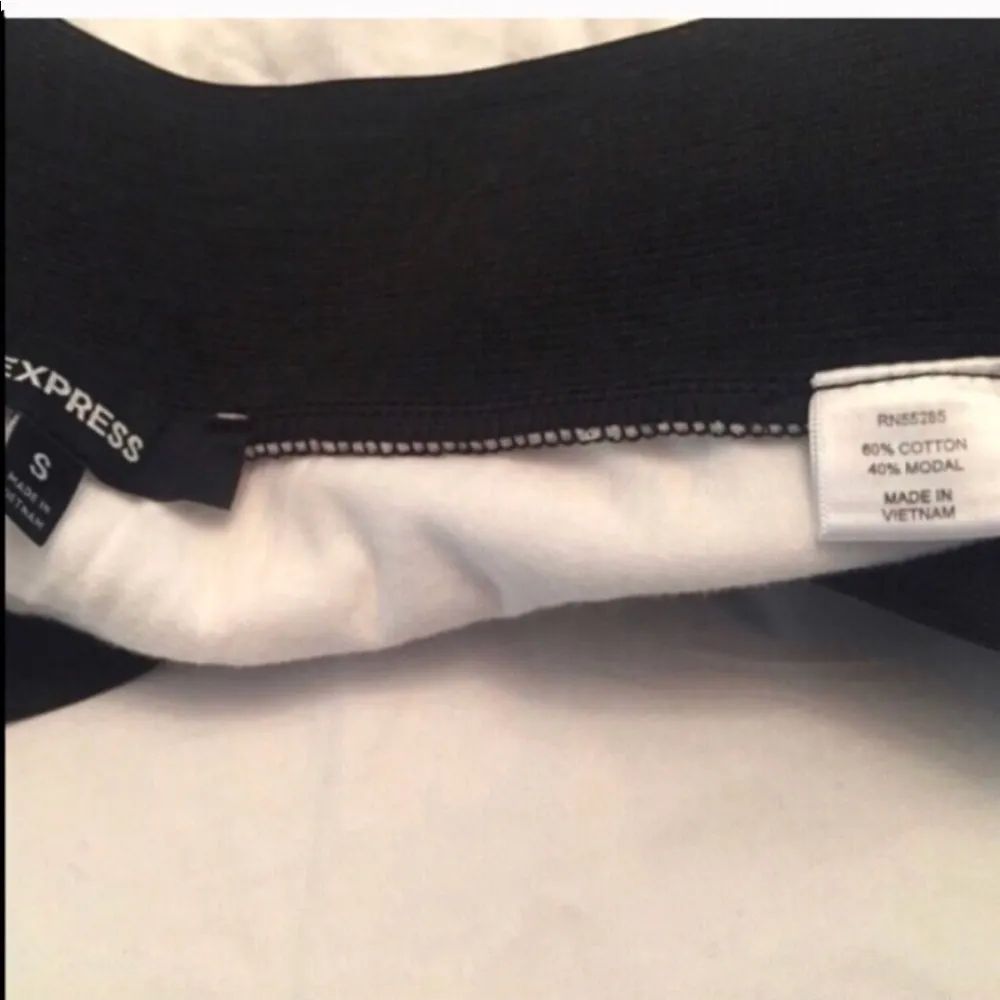 Express ruffle tiered stretch mini skirt white - Image 3