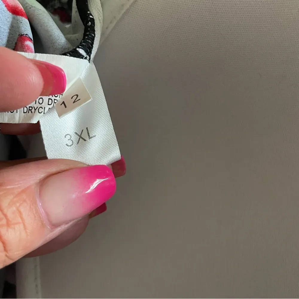 COCOSHIP  Cherry Halter Swimsuit‎ Size 3XL - Image 3