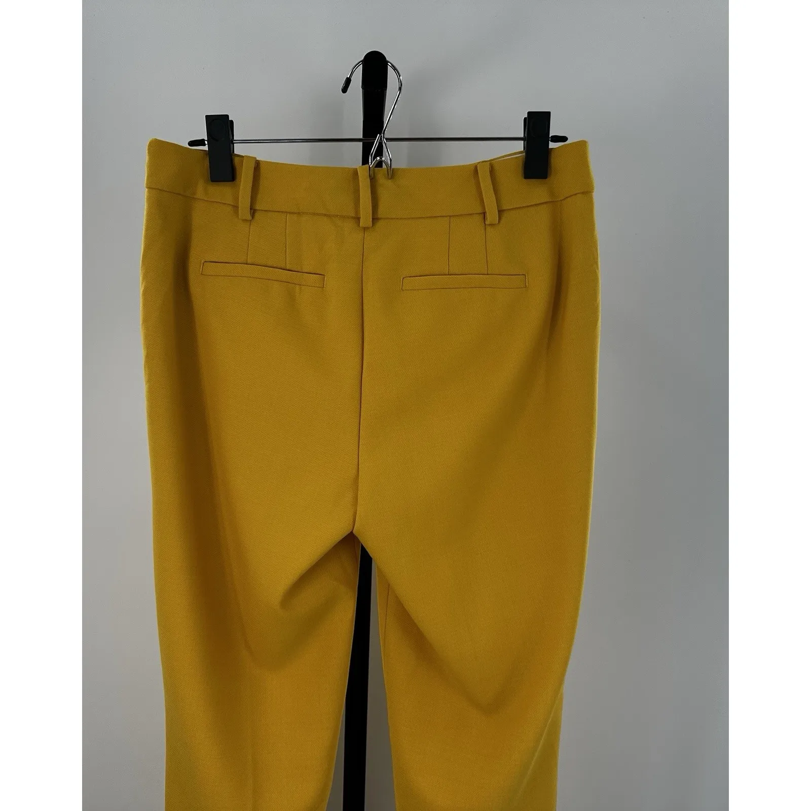 Talbots Chatham Pants Women’s 4 Mustard Yellow Wool Blend Ankle Career - Image 4