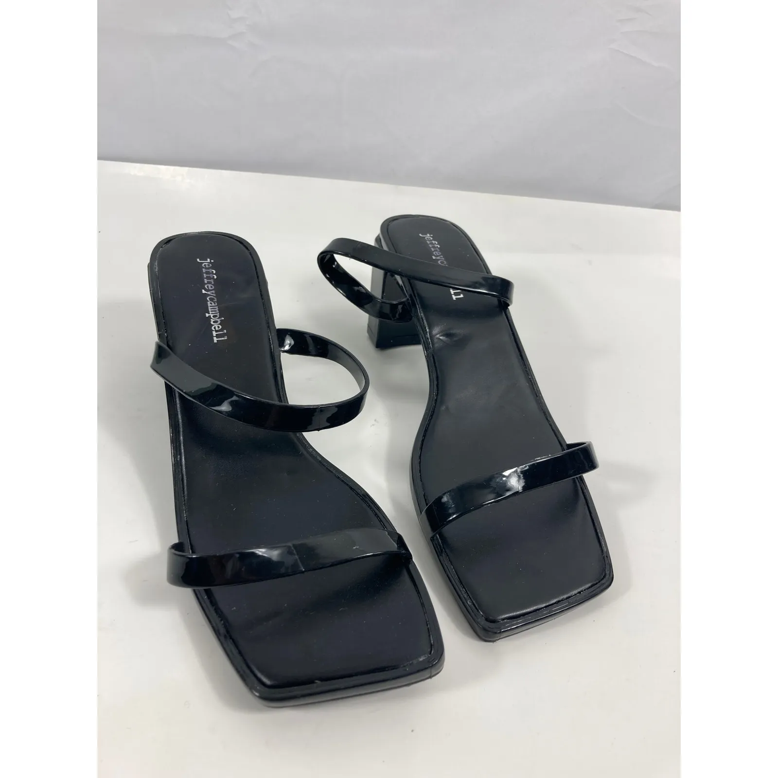 Jeffrey Campbell Slide On Jamm Jelly Heeled Slide Sandals Size 10 - Image 2