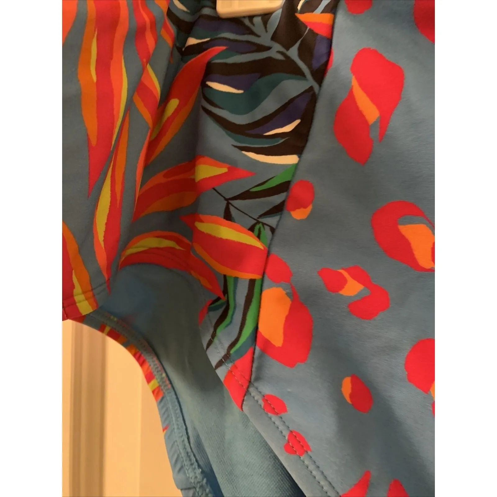 Tabitha Brown Women's Tropical Leopard Print Swim Bikini Bottom Size 3X - Image 14