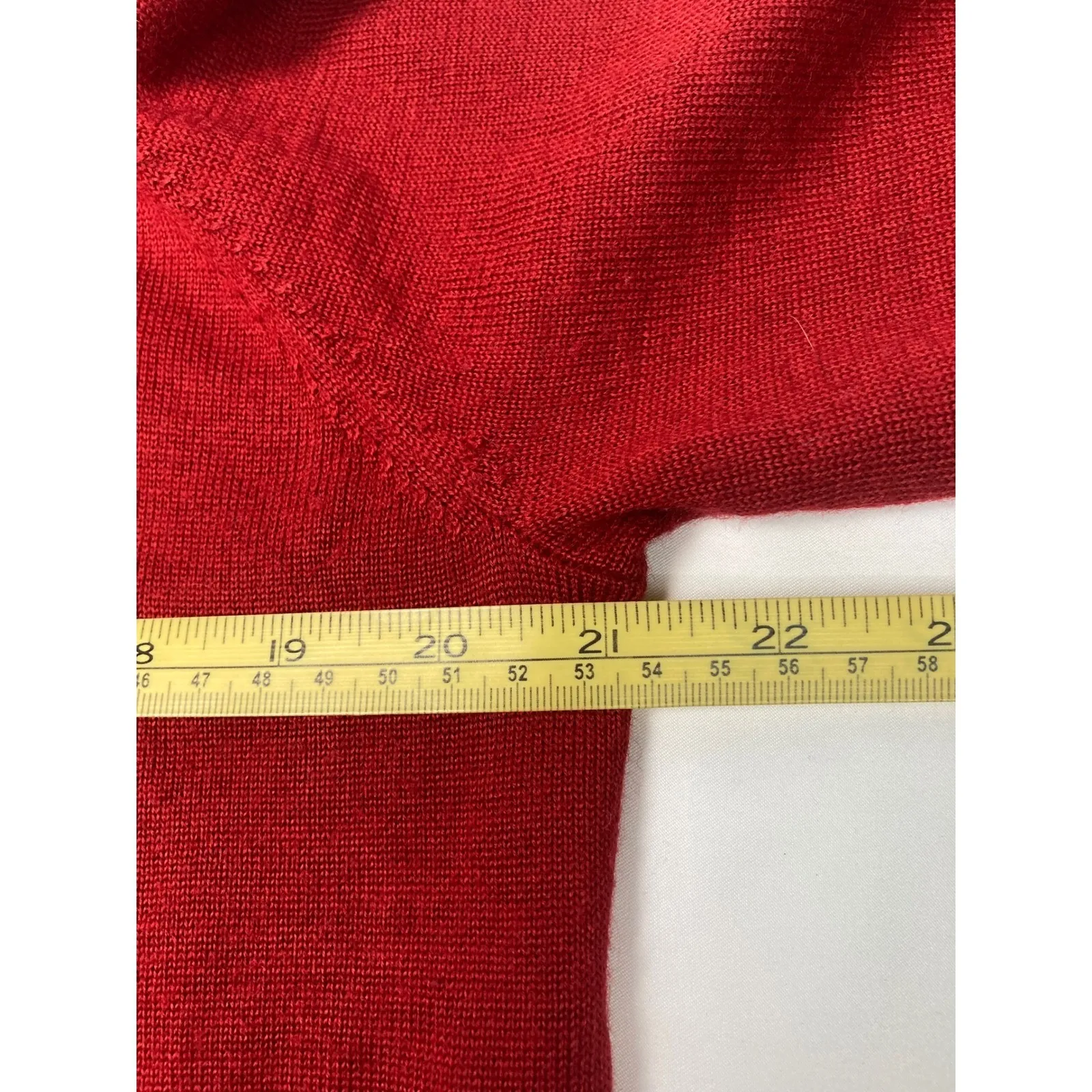 Alfred Dunner Red Embroidered Zip-Front Sweater Jacket Size L - Image 5