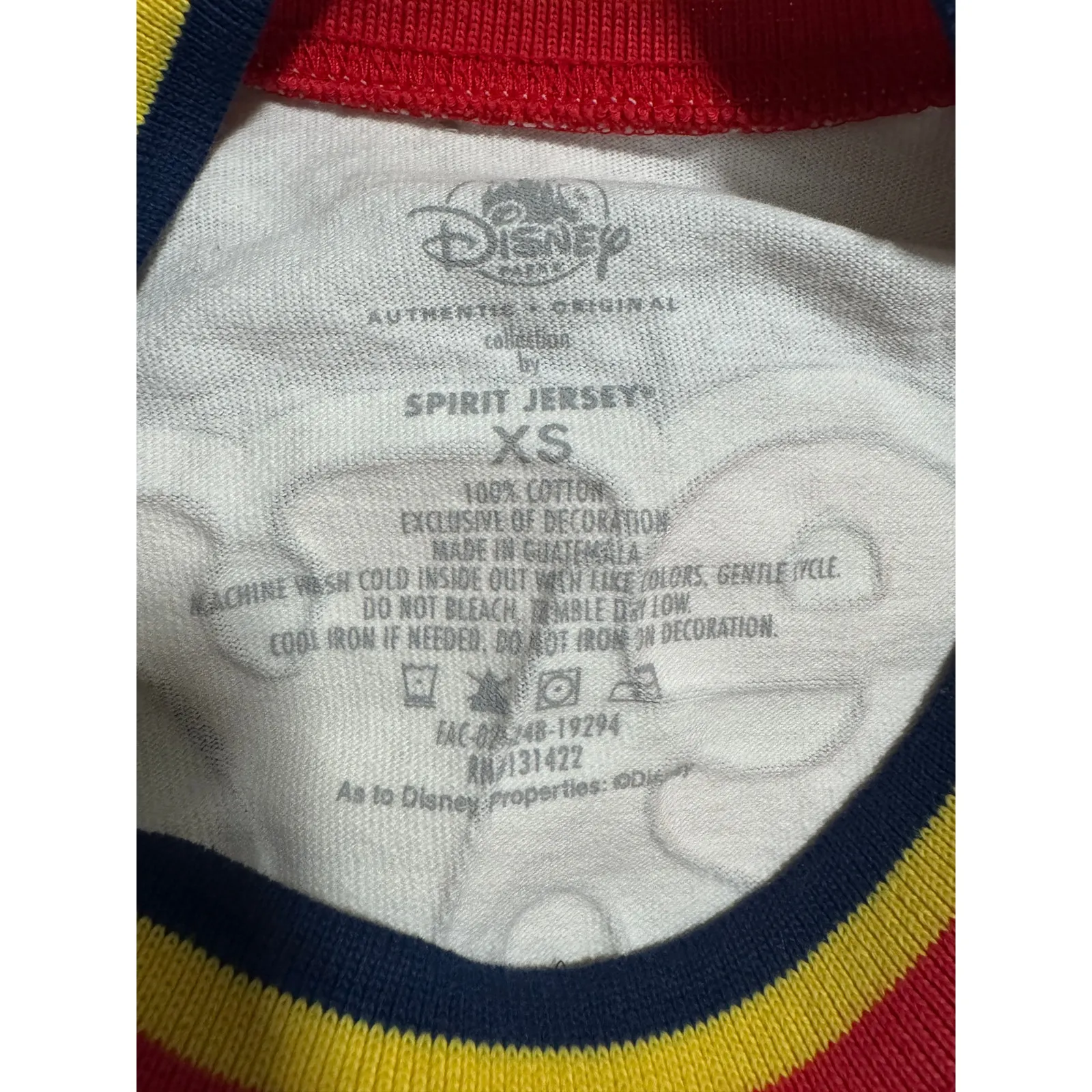 Disneyland Spirit Jersey Retro Striped 1955 Logo XS Retro Park Day Outfit - Image 4