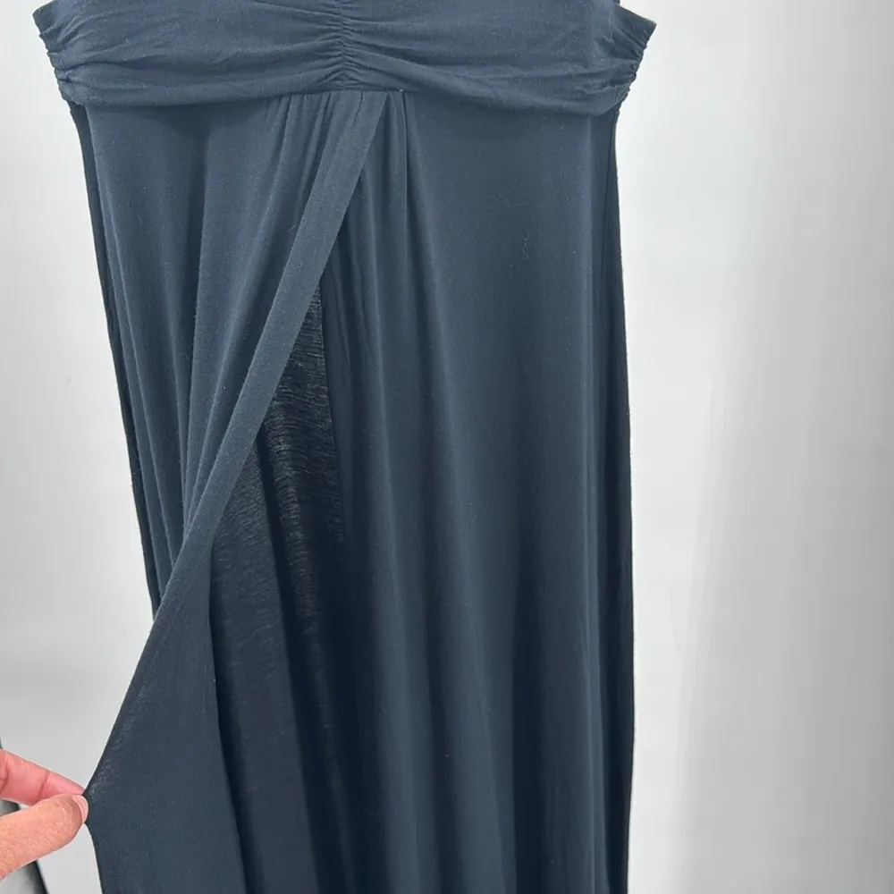 Victoria's Secret Black open front maxi Swim Coverup vacation summer beach - Image 3