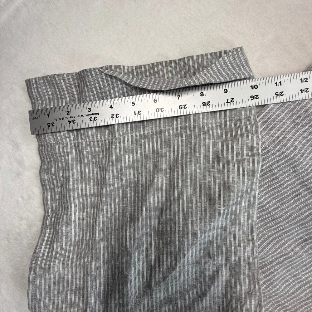 Everlane Linen Striped Jumpsuit Wide Leg Sleeveless Casual Size 10 NWOT- no belt - Image 5