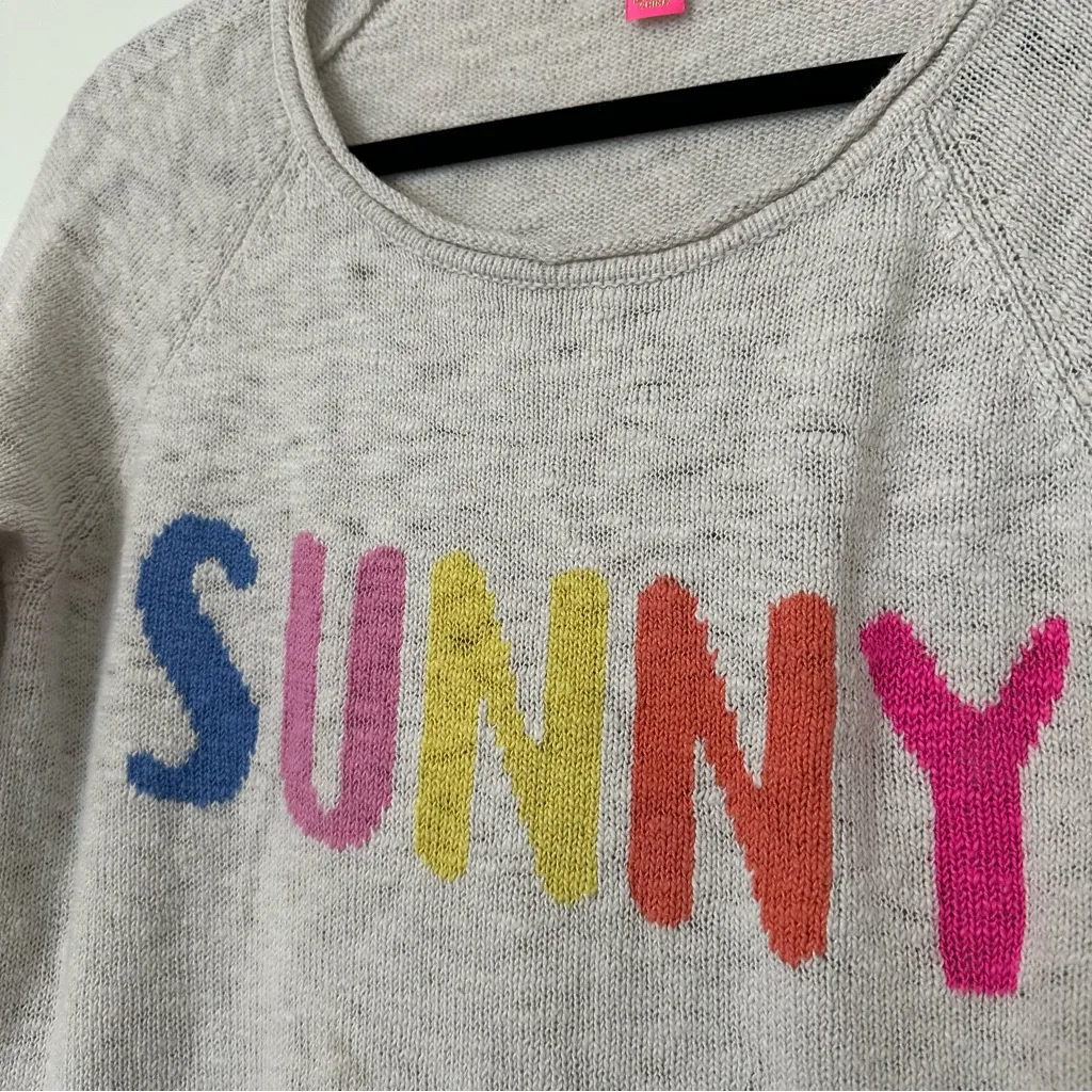 Lilly Pulitzer Sunny Danette Sweater Womens Medium - Image 4