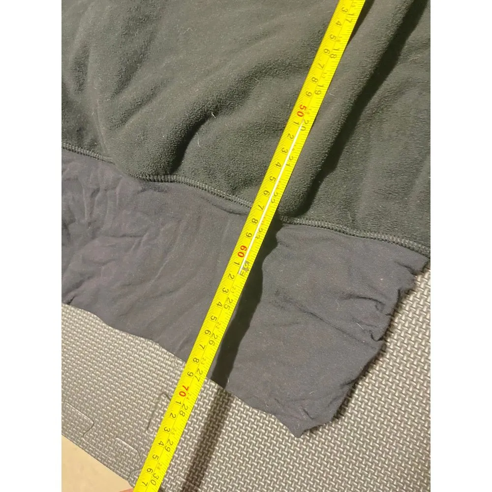 Lululemon Don't Hurry Be Happy‎ Pullover Black Cowl Neck Soft Fleece Size 6 - Image 7