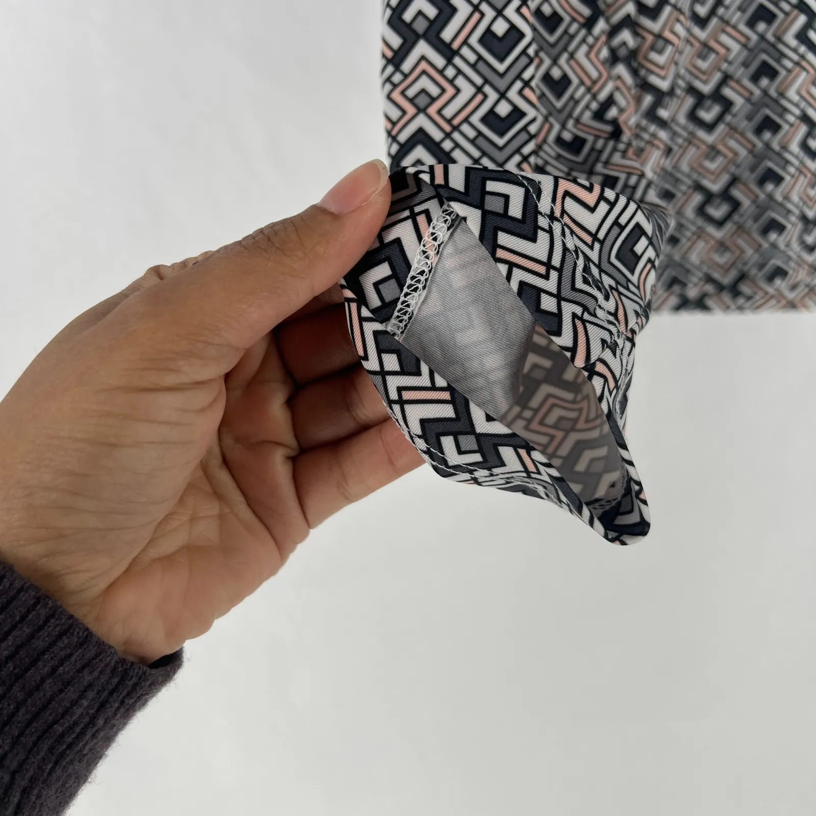 Nvo Sport Lucia Golf Shirt Women Small Multicolor Geometric Logo Collared Tennis - Image 6