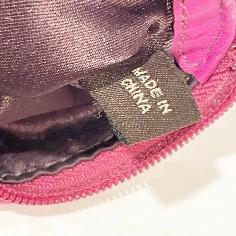 Coach Audrey Pink Sequence Small Wristlet Evening Clutch RARE - Image 5