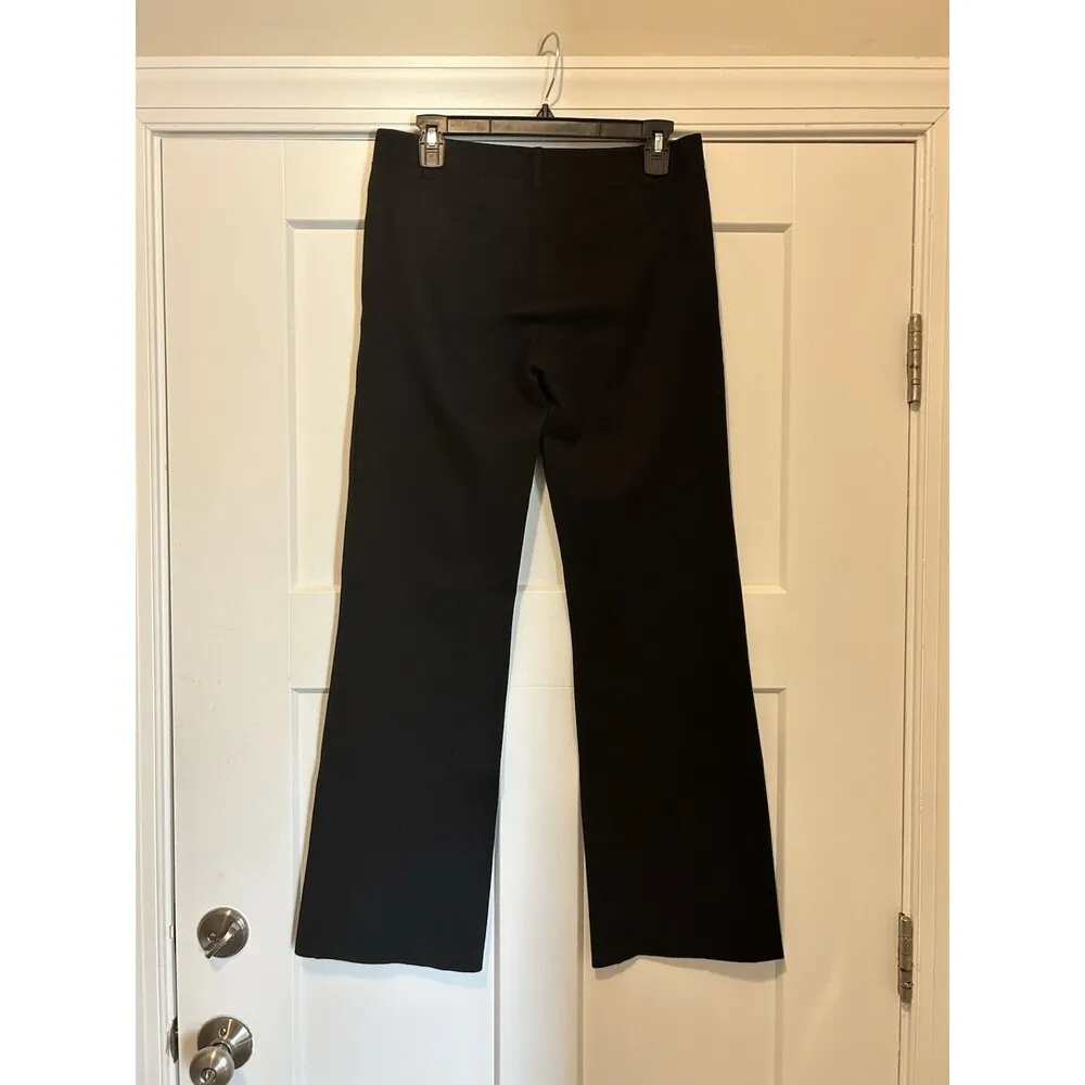 Betabrand Women's Pants Size Large Black Leg Dress Yoga Stretch Wide Leg 32x30 - Image 4