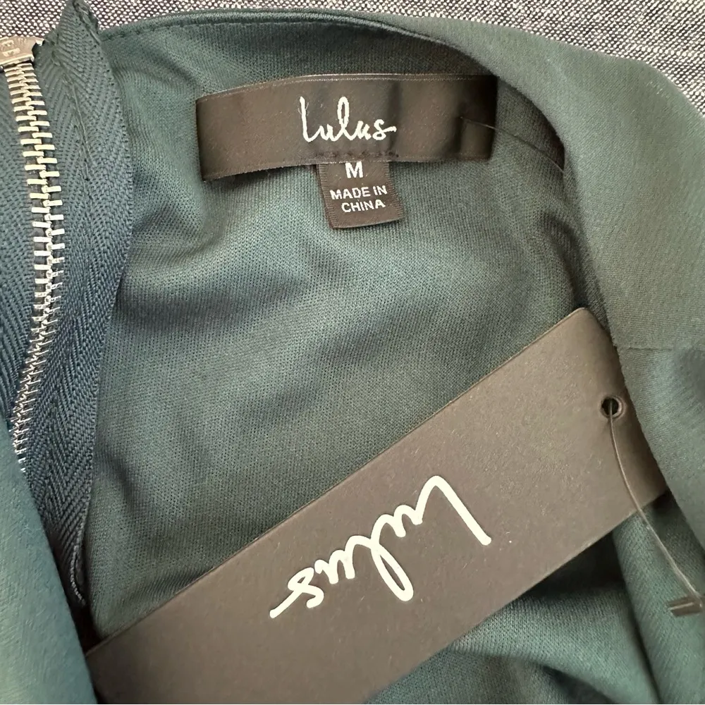 Lulus Garden Bliss Emerald Green Cutout Maxi Dress NWT | Medium - Image 13