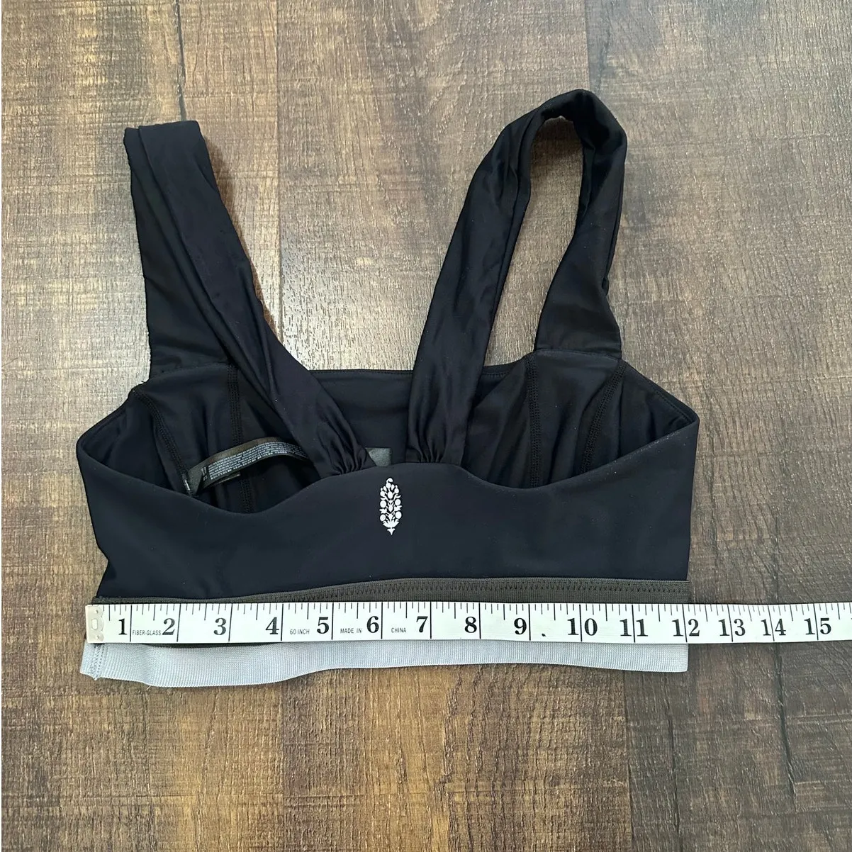 Free People White Water Hybrid Sports Bra & Crop Leggings Set Size Small - Image 4