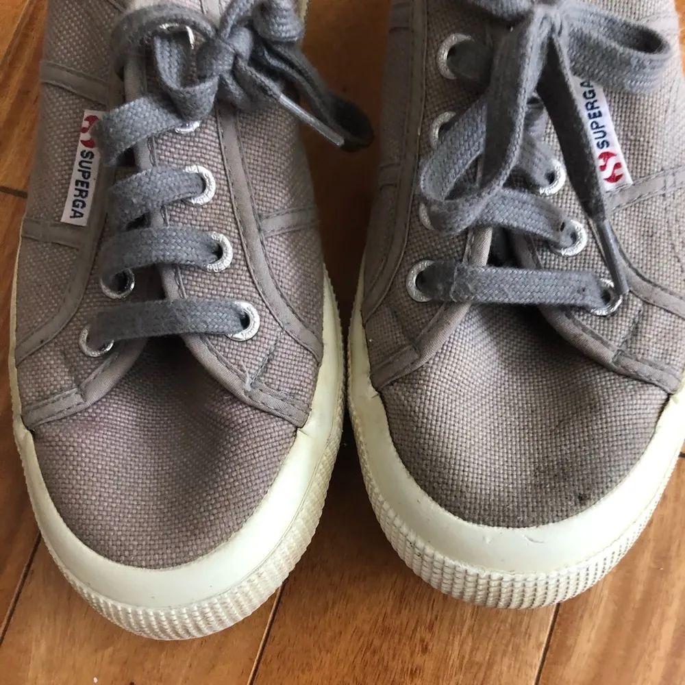 Classic Grey Superga Sneakers - Image 7