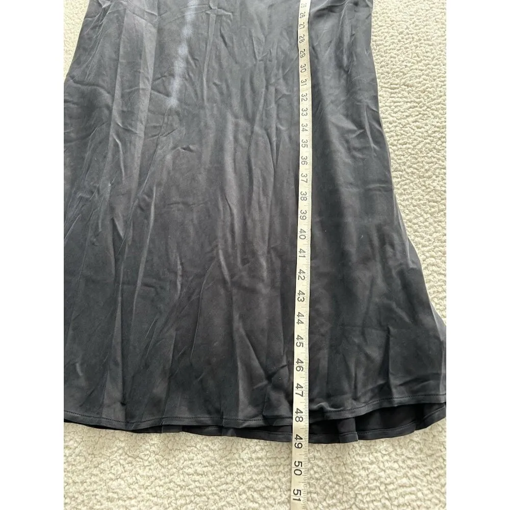 Madewell Women’s Square-Neck Midi Dress In True Black Size 6 NO103 - Image 8