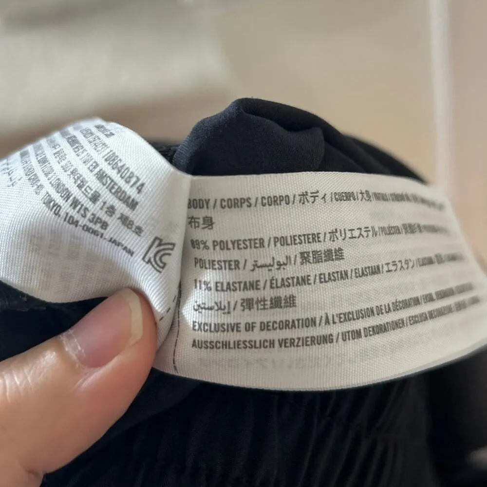 Abercrombie & Fitch Traveler Black & White Romper Sleeveless Jumpsuit TALL - Image 6