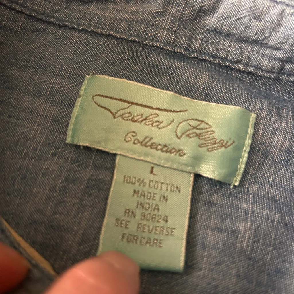 TASHA POLIZZI MICHELLE FLAG SHIRT LARGE Red - Image 7