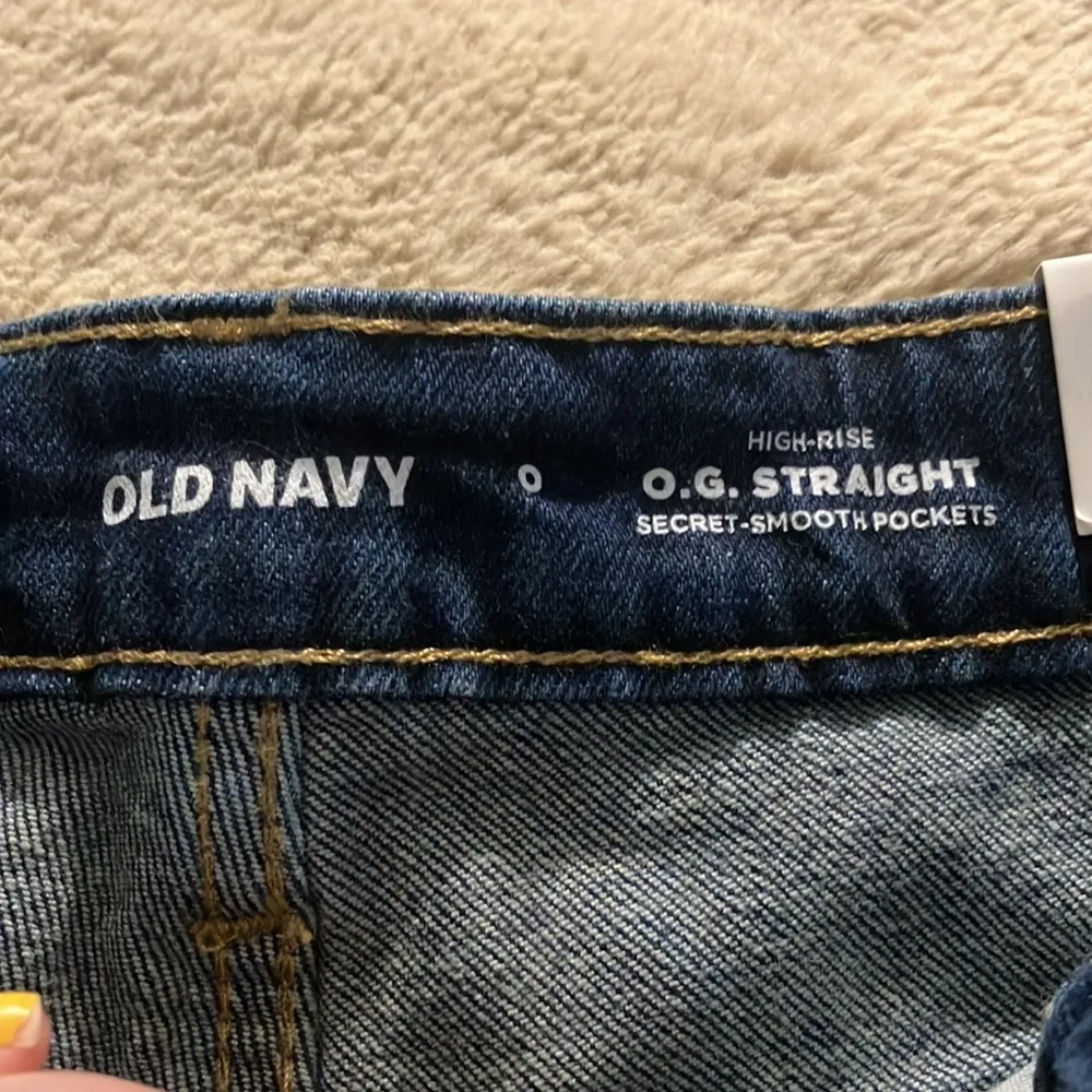 NWT Old Navy High Rise, O.G Straight Jean Shorts, Size 0 - Image 6