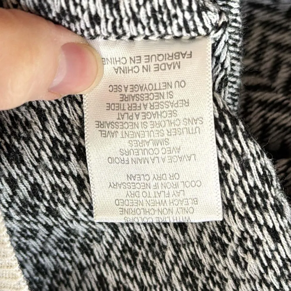 Equipment Femme cashmere wool blend block geometric print sweater size XS - Image 10