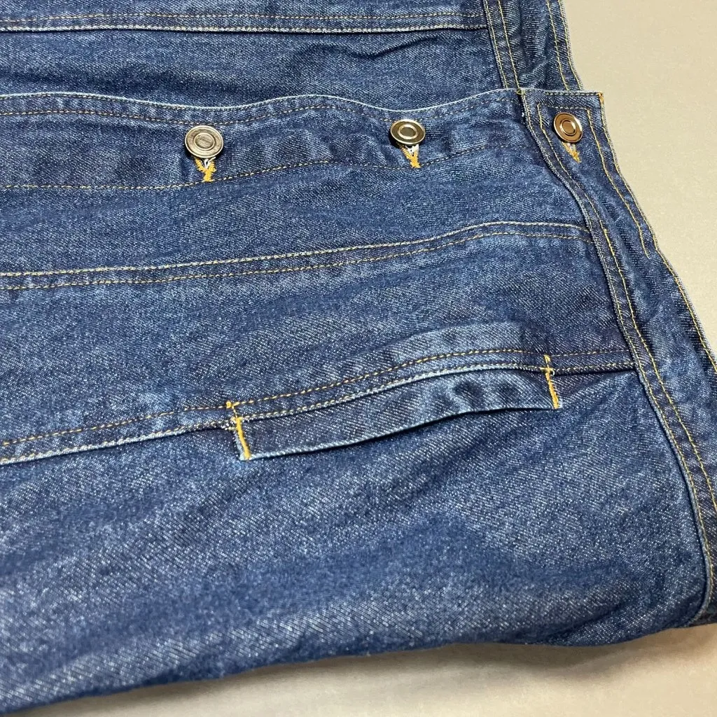 Embroidered Jean Jacket Autumn Colors Dark Wash Denim Women Size Small Fall‎ - Image 10