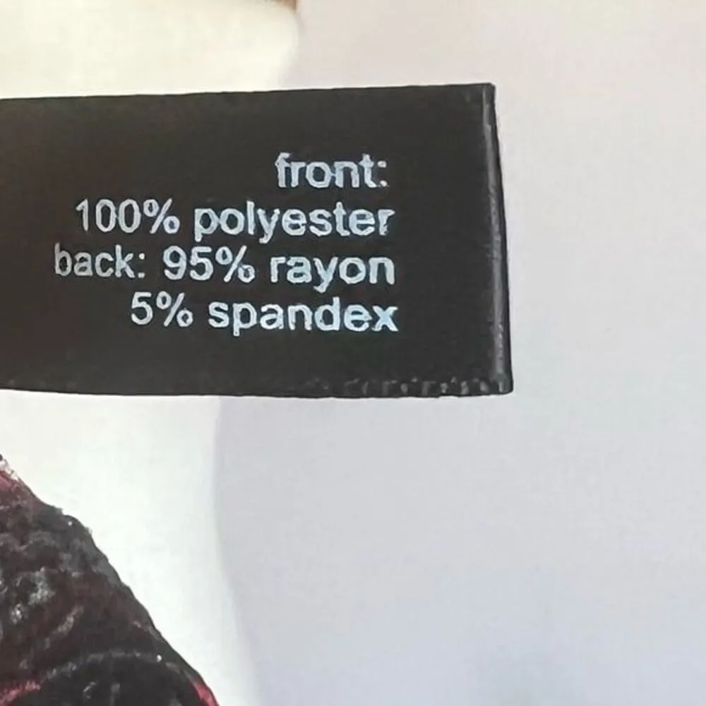 The Limited Blue and Red Patterned Tank Top Blouse Business Casual - Image 6