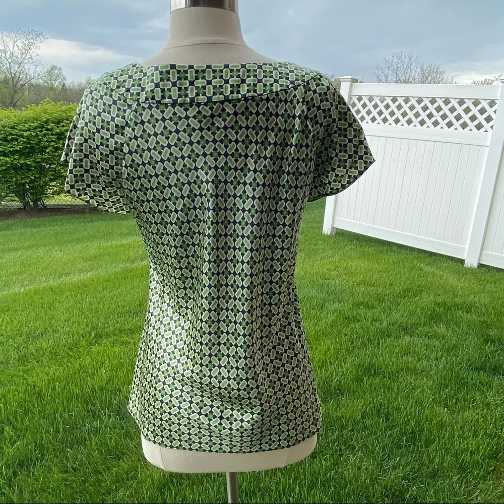 Banana Republic Square Neck Silk Blouse - Image 8