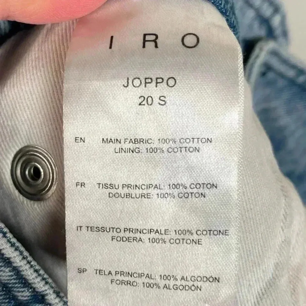 IRO Light Wash Loose Fit Straight Leg Jean - Image 9