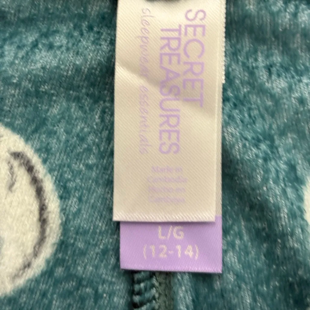 Secret Treasures Teal Pajama Pants with Moon and Star Print - Image 6