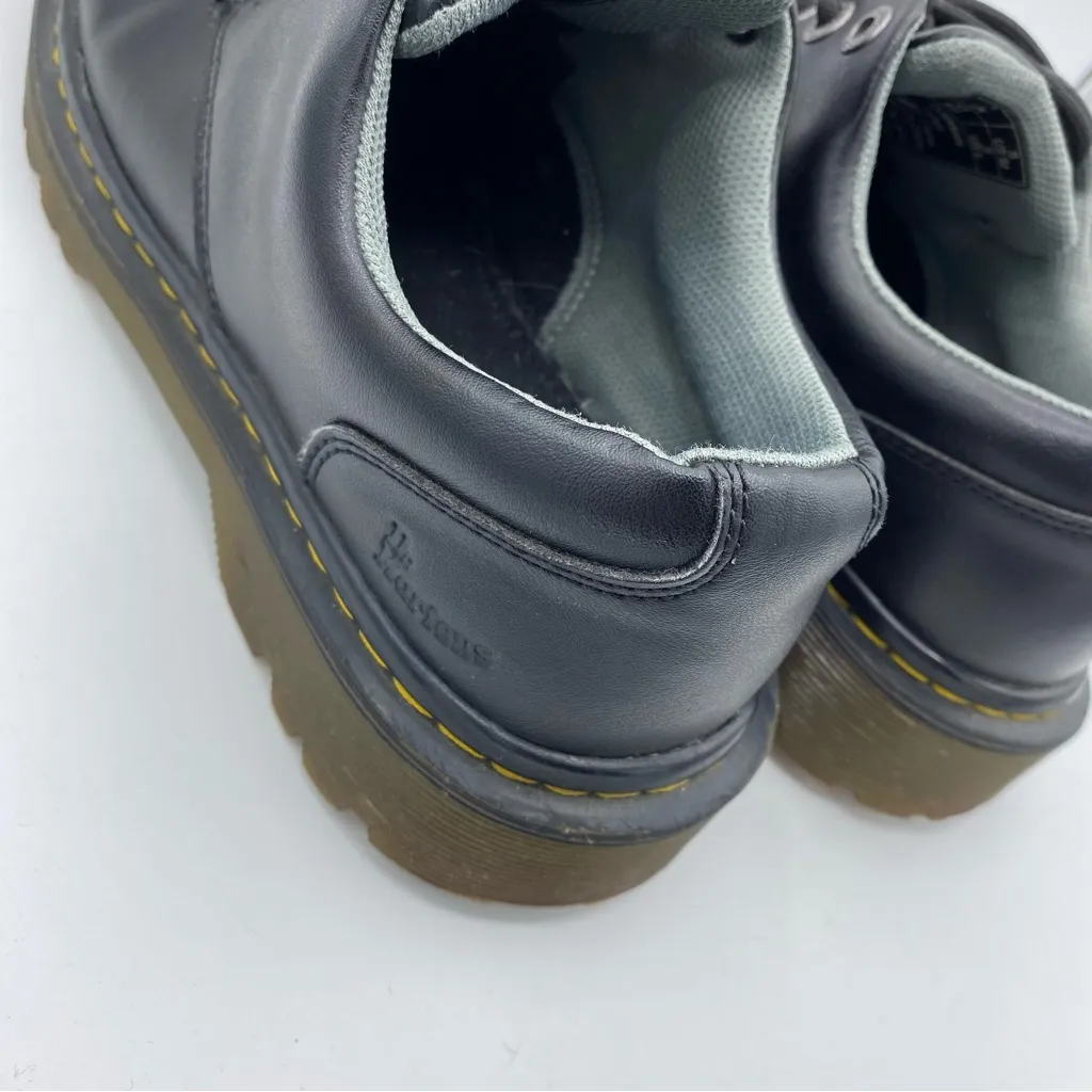 Dr. Martens Kent Classic Black Leather Lace-Up Shoes Mens size 8 womens 9 grunge - Image 5