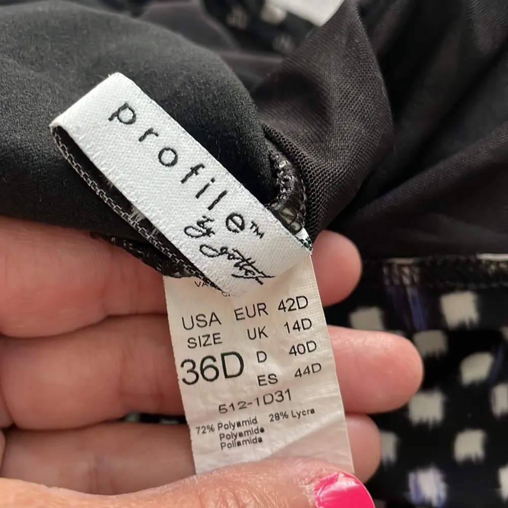 Profile by Gottex tankini top Black Size undefined - Image 8