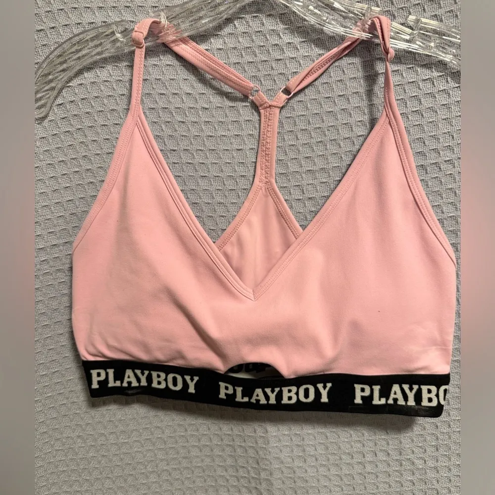 PLAYBOY Light Pink Bralette New Without Tags Womens large - Image 2
