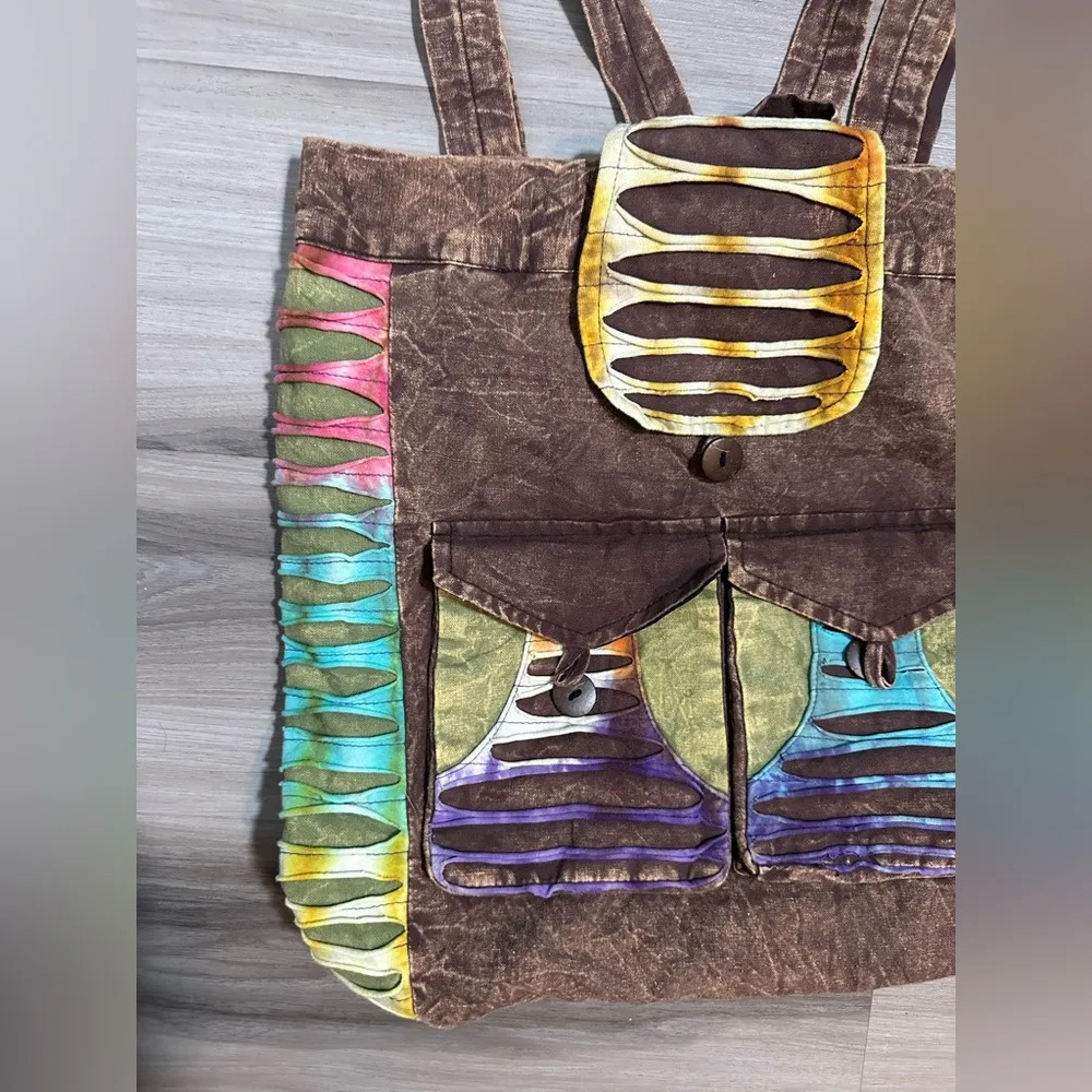 Rising International Nepal Bohemian Cotton Blend Tie - Image 4