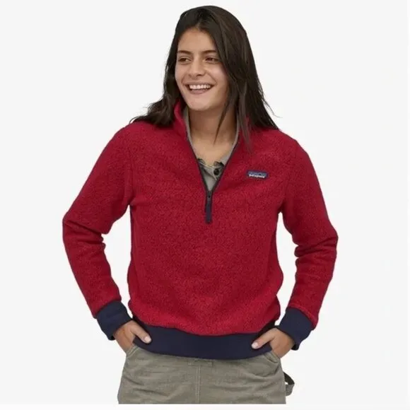 Patagonia Red Woolyester Pullover - Image 2