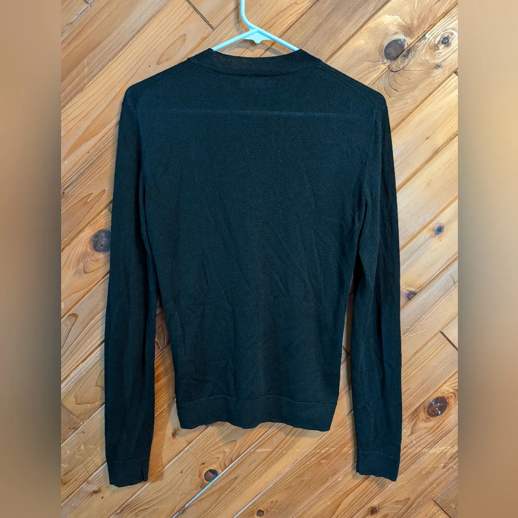 NAADAM Black Crew Neck Sweater Size Small - Image 5