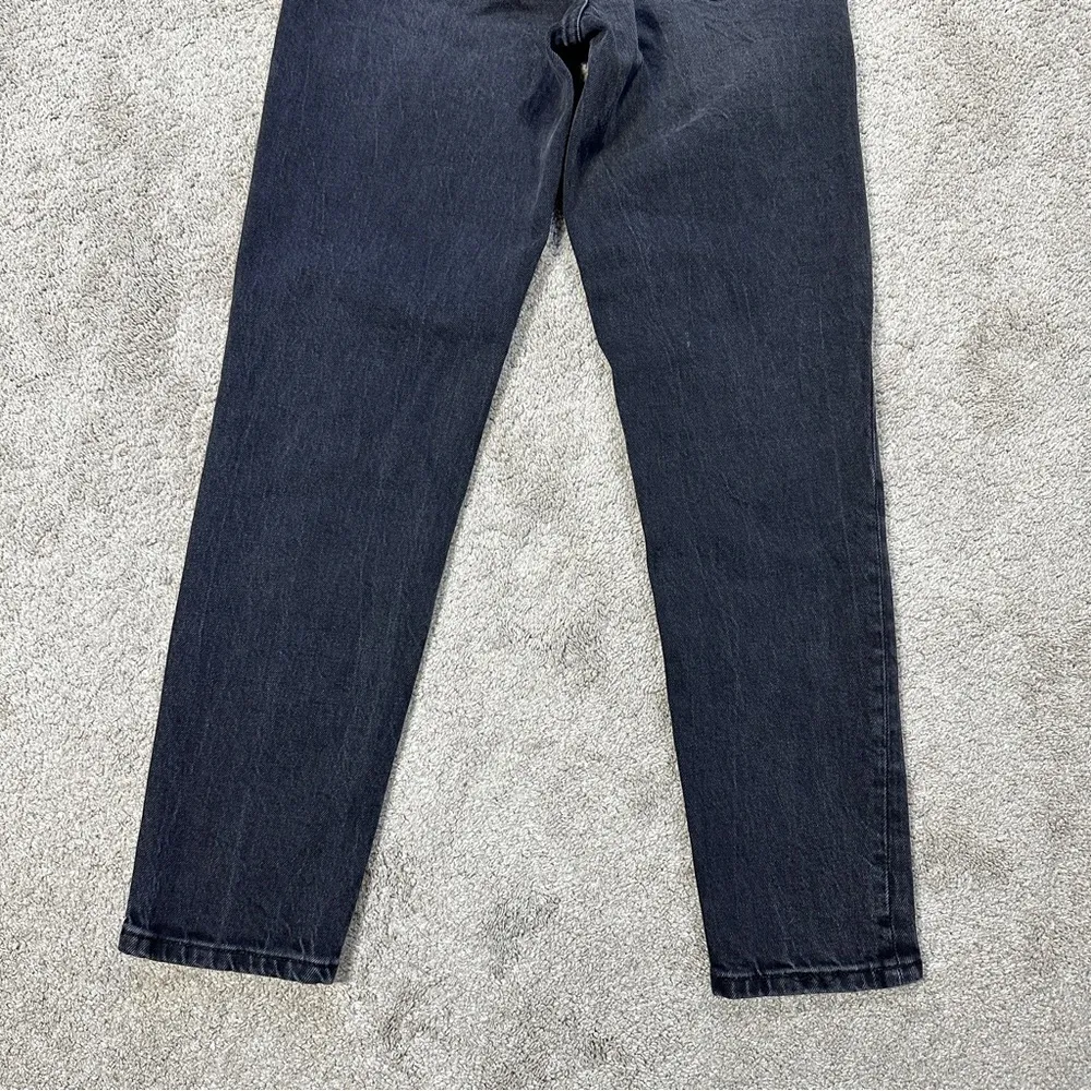 NWOT Zara Comfort Mom Fit High Rise Jeanse Ankle Length Jeans in Black Size 0 - Image 10