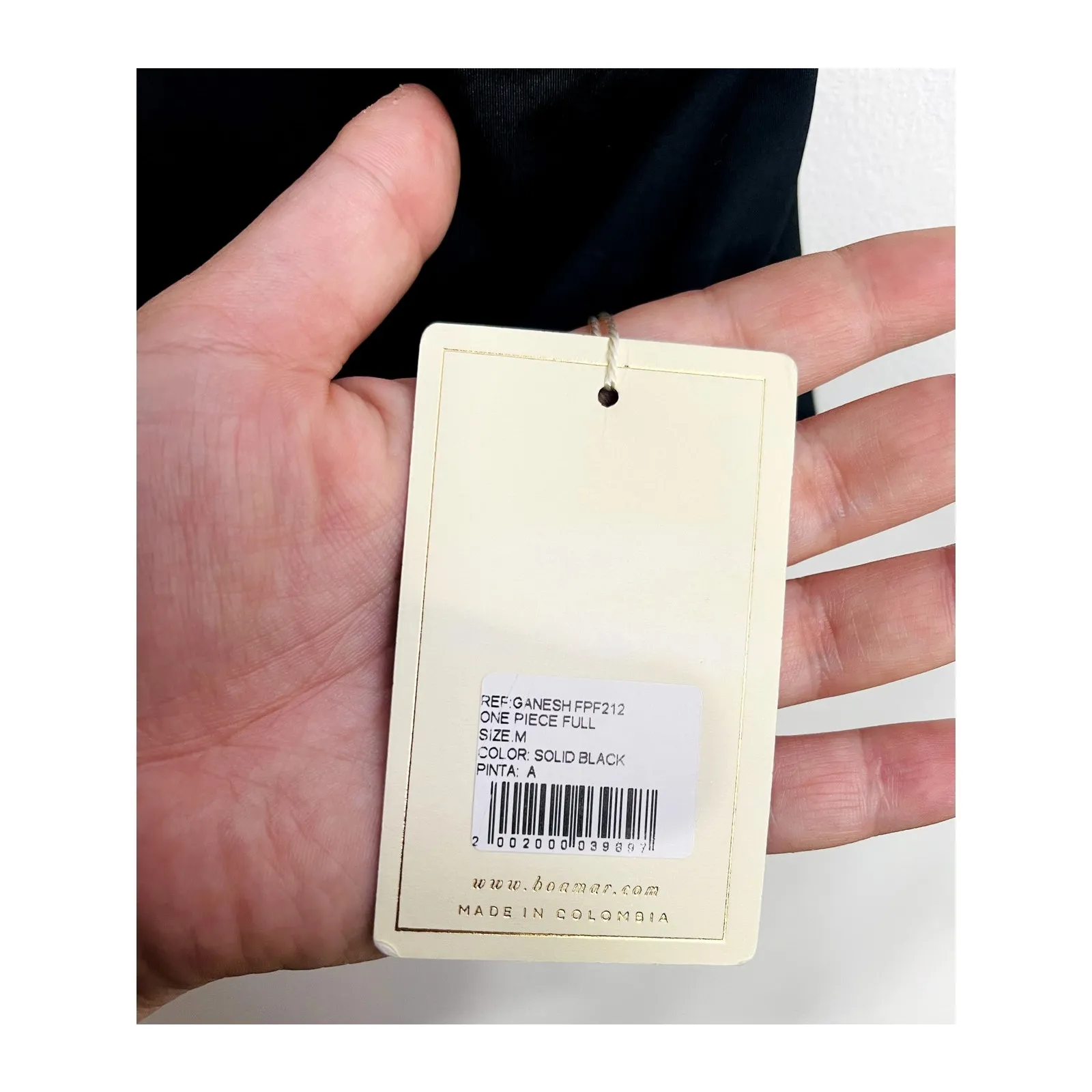 NWT Anthropologie Boamar Black Ruffle One‎ Piece Swimsuit Size M Feminine Luxury - Image 3