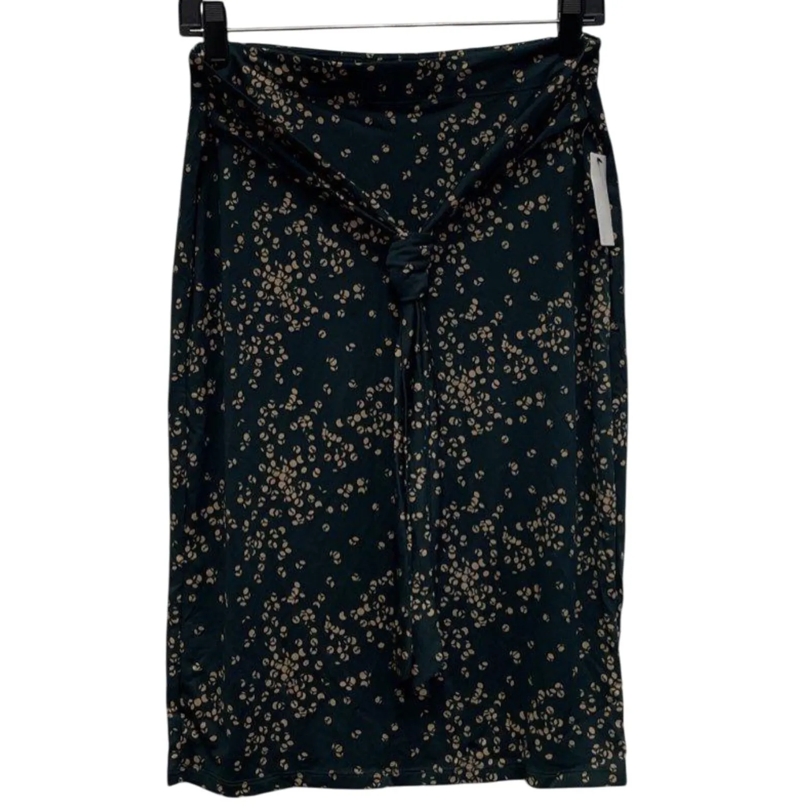 Halogen Green Split Dot Tie Front Midi Skirt Size Small NWT‎ Nordstrom - Image 6