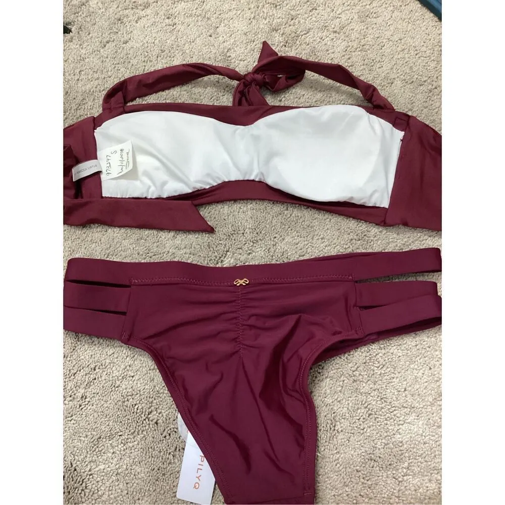 New. PQ & Becca color block bikini. Small. Retails $159 - Image 8