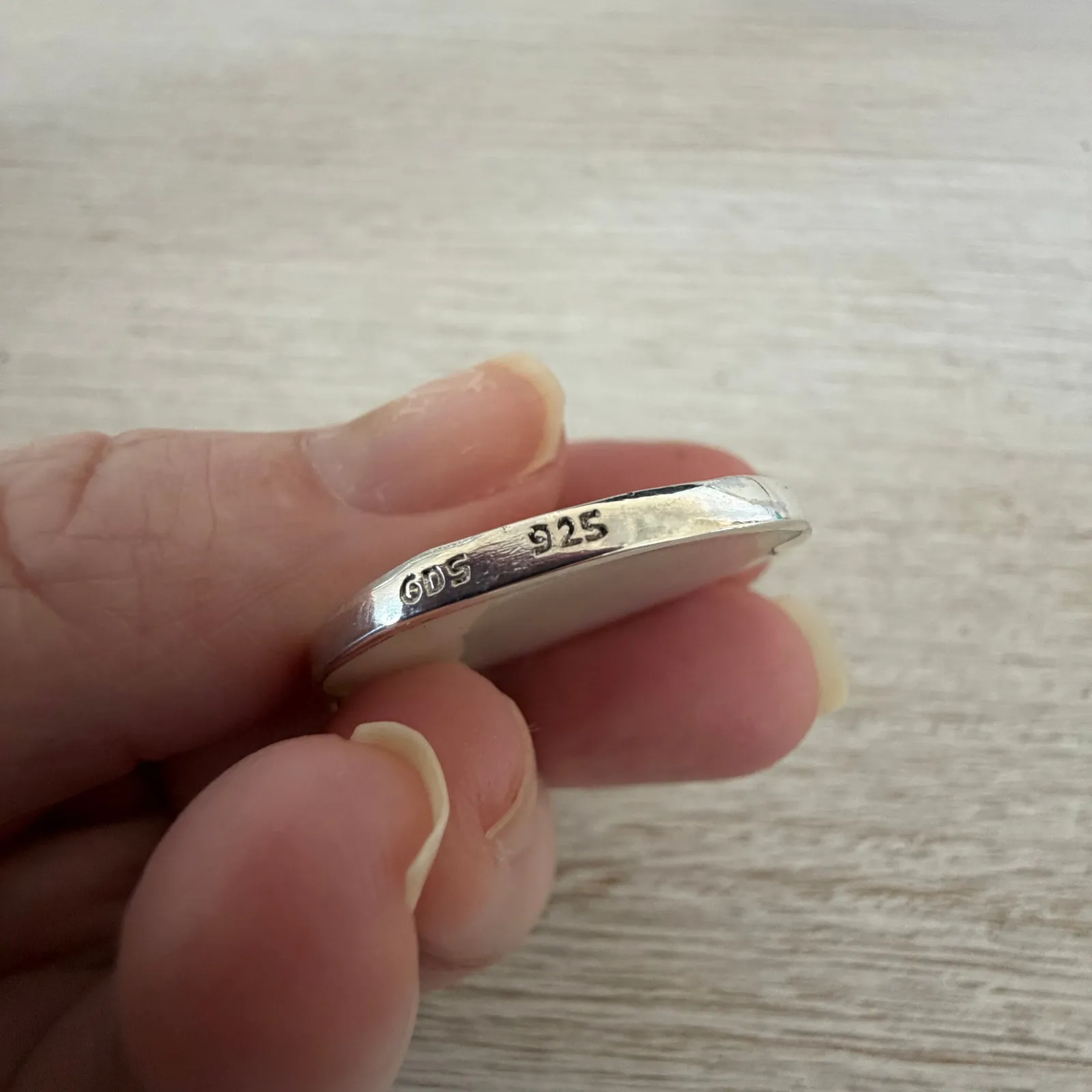 Sterling Silver Lotus Medallion Pendant - Image 6