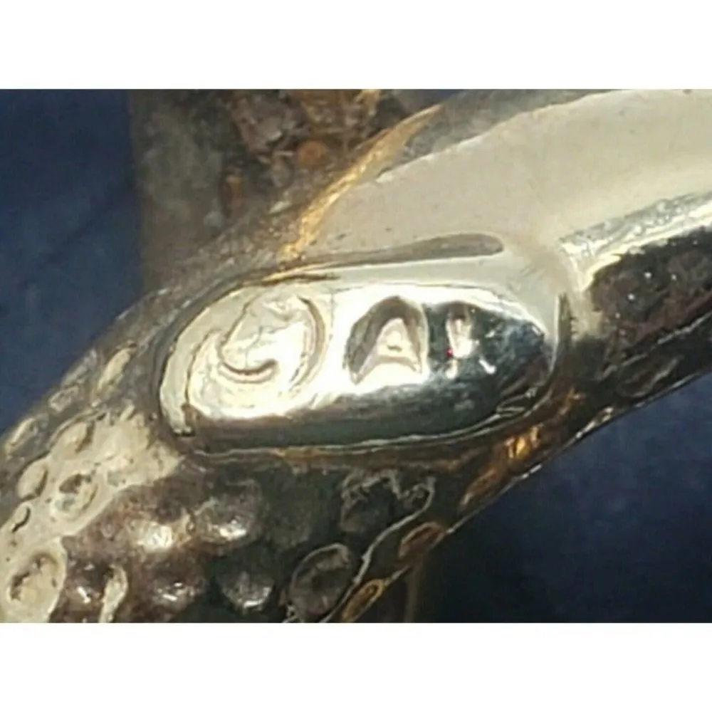 Anne Klein Open Heart Gold Tone Brooch - Image 3