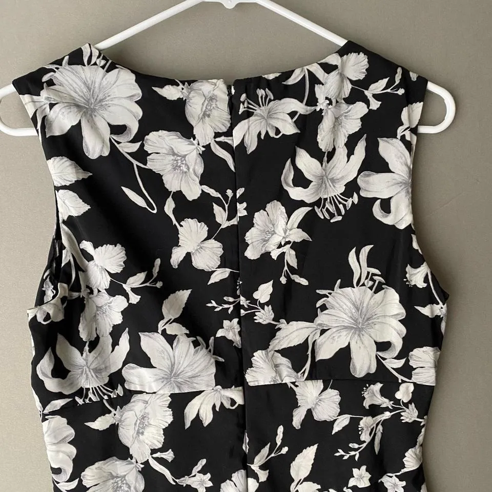 WHBM instantly slimming sz 6 floral sweetheart spring floral sheath‎ dress - Image 6