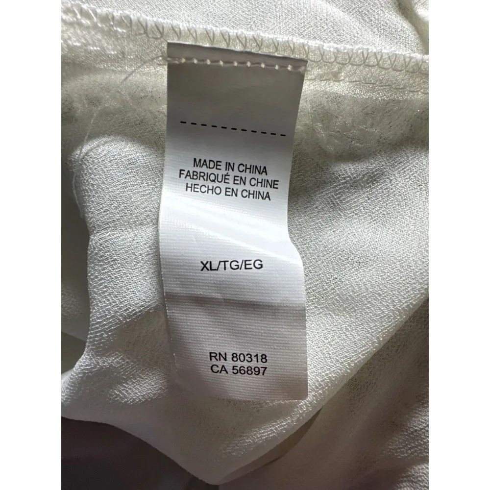 Lucky Brand Knit Sweater Pullover Geometric Pattern Long Sleeve Top XL - Image 4