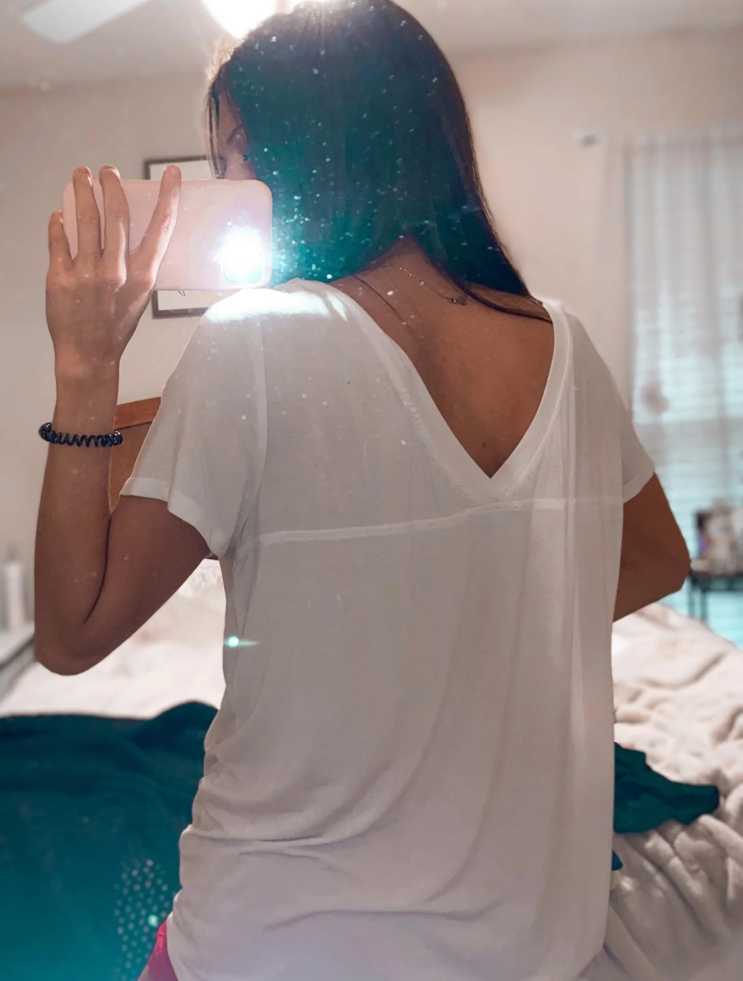 White Oversized Tee Size XL - Image 2