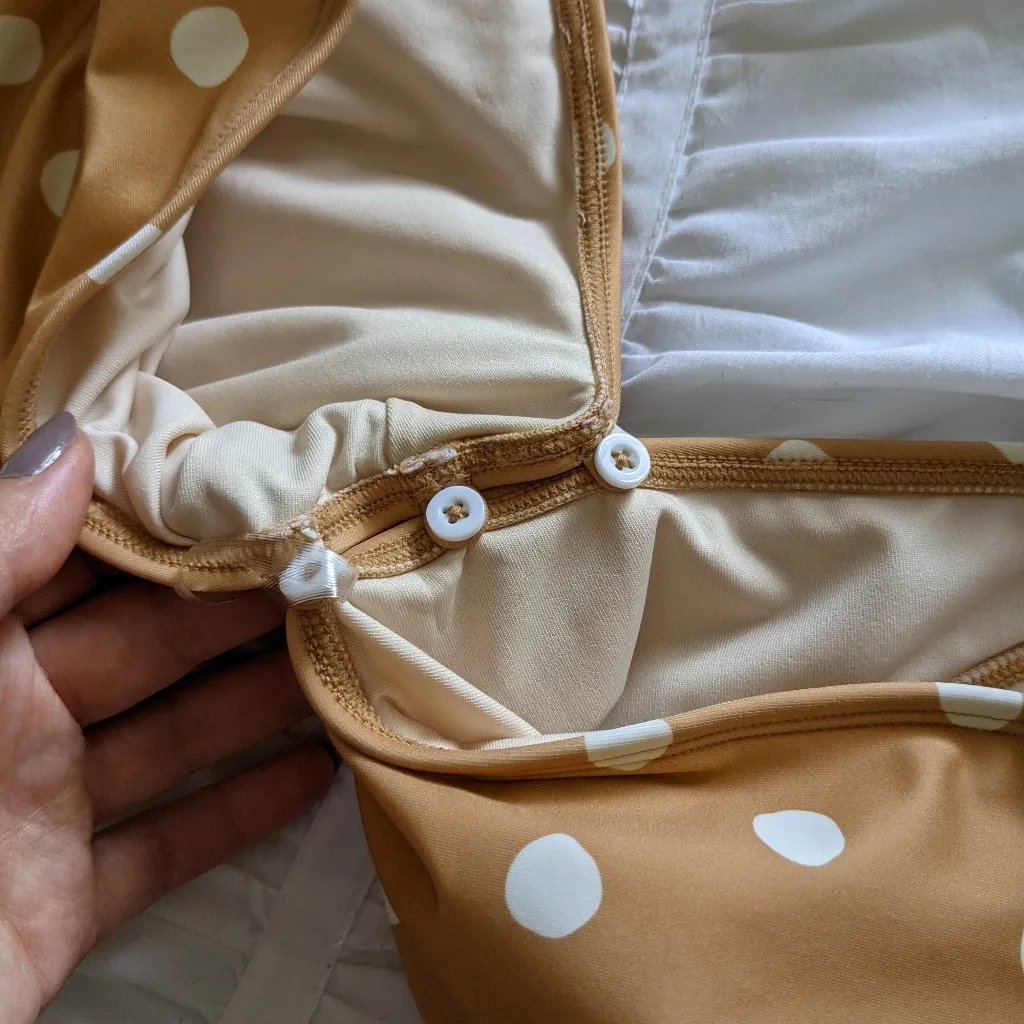 {Peony} Brand New Puff Bandeau Bikini Top - Image 12