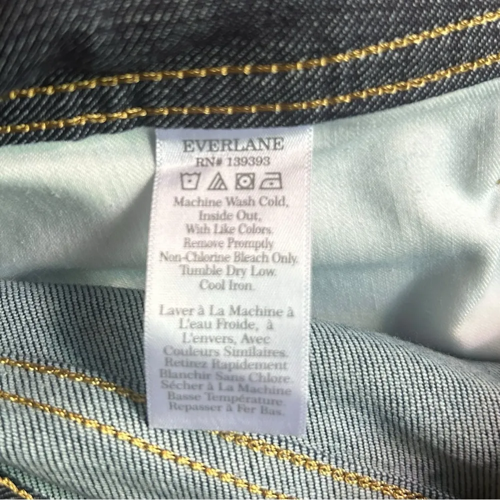 EVERLANE The Way High Skinny Jeans Size 28 Crop Dark Wash NWT High Waist Stretch - Image 14