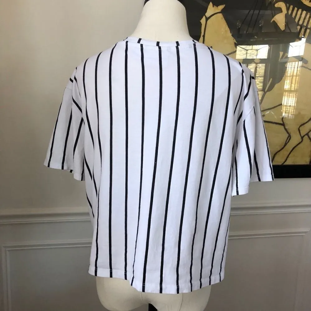 Primary NASA Cropped Stripe TShirt L 10 12 - Image 6