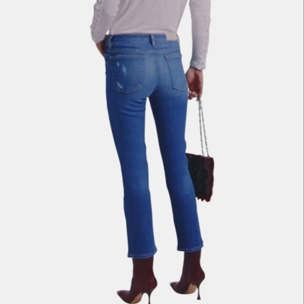 IRO Bonnie Distressed Kick Flare Irie Jeans EUC $255 Size 28         J1698 - Image 3