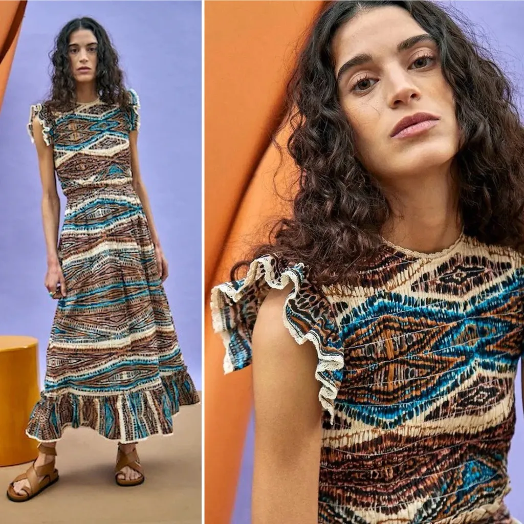 Hunter Bell Zig Zag Hayward Dress – Size Large NWT - Image 16