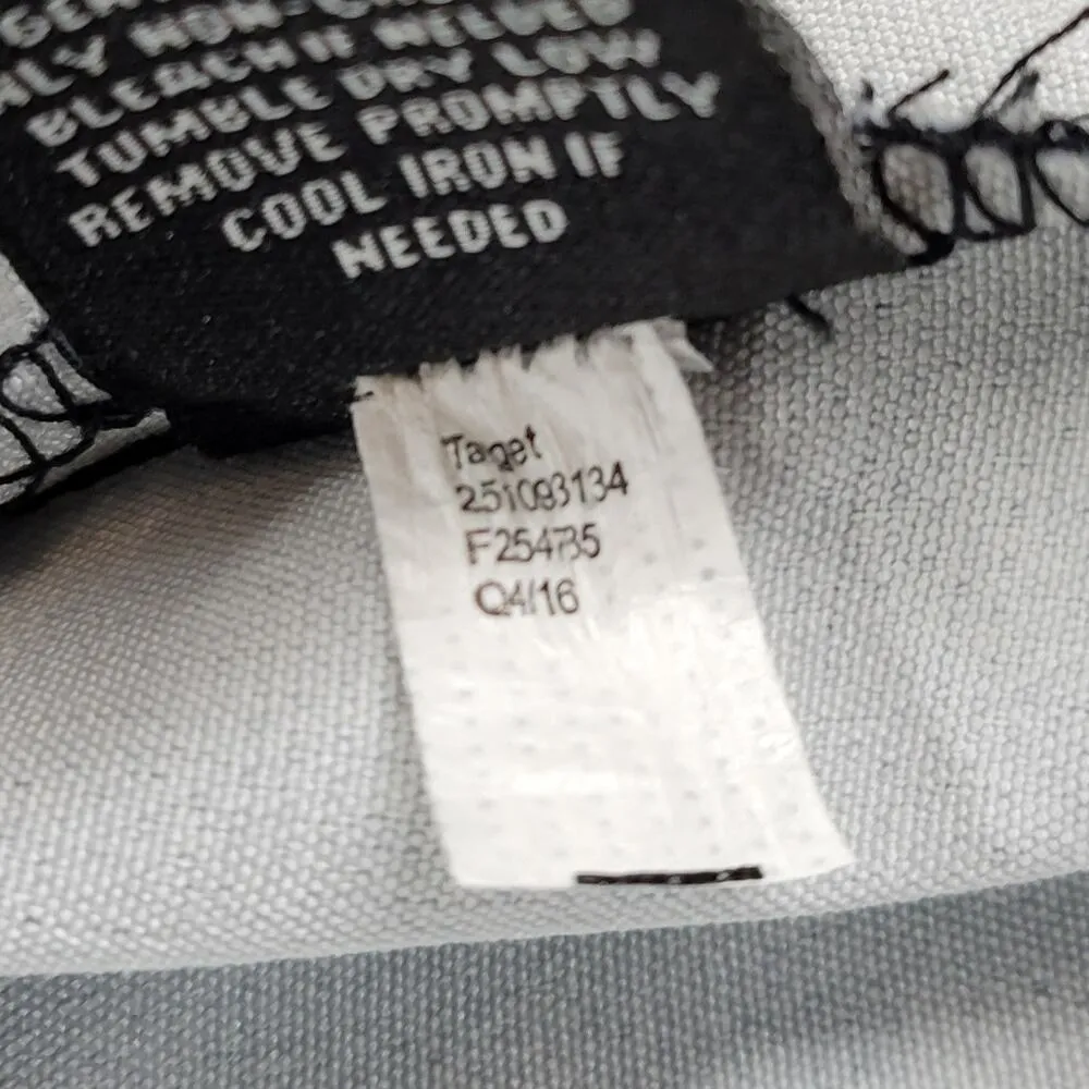 Victoria Beckham Target Calla Lily Dress Womens L Black Satin Ruffle Peplum Hem - Image 6